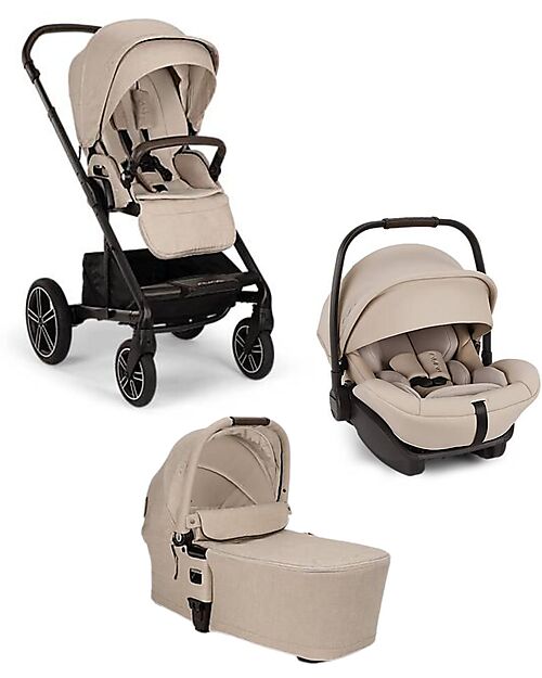 Nuna Trio Passeggino Mixx Next + Navicella + Ovetto Arra Next i-Size - Biscotti Passeggini Trio e Duo