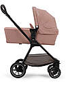Nuna Trio Passeggino + Navicella Triv Next - Rose + Seggiolino Auto Pipa Next i-Size - Caviar Passeggini Trio e Duo