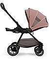 Nuna Trio Passeggino + Navicella Triv Next - Rose + Seggiolino Auto Pipa Next i-Size - Caviar Passeggini Trio e Duo