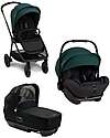Nuna Trio Passeggino Triv Next + Seggiolino Arra Next - Lagoon + Navicella Lytl - Caviar Passeggini Trio e Duo