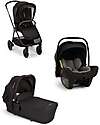 Nuna  Trio Passeggino Triv Next + Seggiolino Auto Pipa Next i-Size + Navicella Lyt - Caviar  Passeggini Trio e Duo