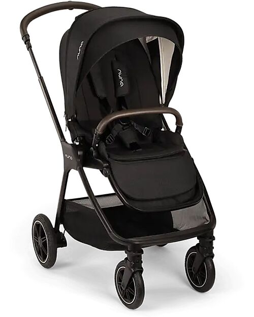 Nuna  Trio Passeggino Triv Next + Seggiolino Auto Pipa Next i-Size + Navicella Lyt - Caviar  Passeggini Trio e Duo