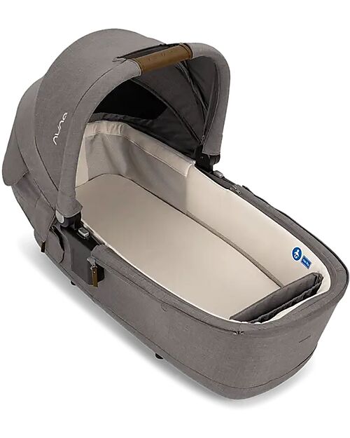 Nuna  Trio Passeggino Triv Next + Seggiolino Auto Pipa Next i-Size + Navicella Lytl - Granite  Passeggini Trio e Duo