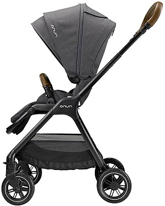 Nuna Trio Triv Granite con Navicella e Seggiolino Auto Pipa Next Passeggini Trio e Duo