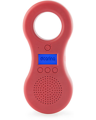 Ocarina Ocarina Lettore MP3 8GB per Bambini - Rosso - 43 contenuti omaggio! MADE IN ITALY! Lettore Mp3