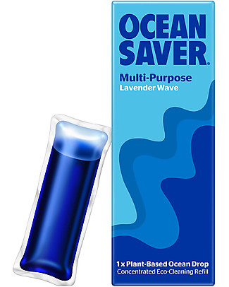 Ocean Saver Capsula Idrosolubile alla Lavanda - Multisuperficie ed Eco-Friendly Detergenza Casa