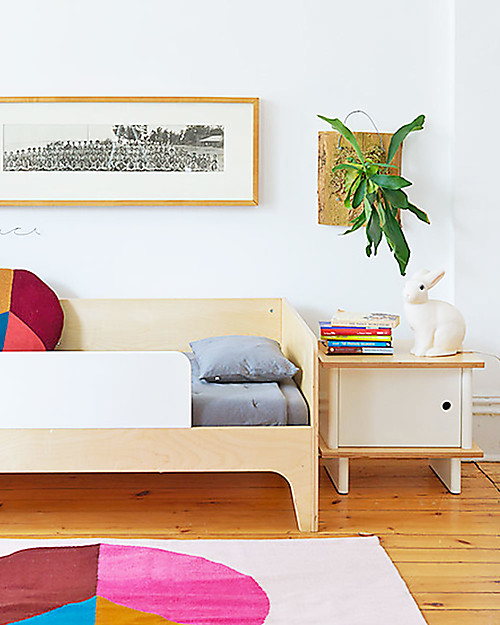 Oeuf Comodino ML - Bianco/Betulla Comodini