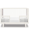 Oeuf Kit di Conversione Sparrow Crib - Laccato Bianco - (da lettino con sbarre a lettino junior!) Lettini con Sbarre