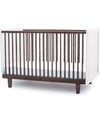 Oeuf Lettino con Sbarre Rhea Crib Trasformabile - Legno Naturale Noce Lettini con Sbarre