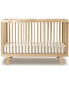 Oeuf Lettino con Sbarre Sparrow Crib Trasformabile - Betulla Lettini con Sbarre