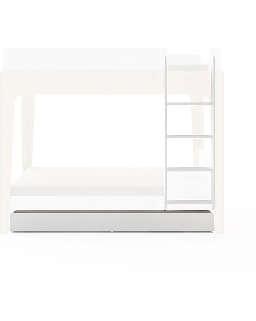 Oeuf Letto Estraibile per Letto a Castello Perch, Bianco - Scala Inclusa! Letti a Castello