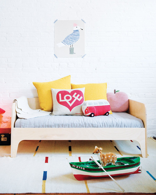 Oeuf Letto Junior Perch (Bianco/Betulla) Letti Singoli