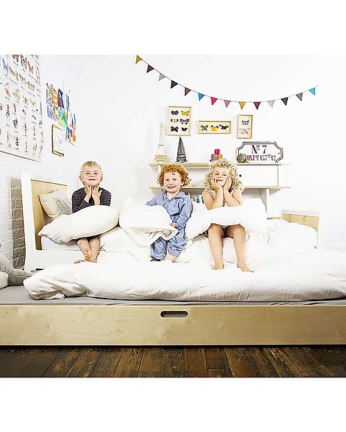 Oeuf Letto Junior Twin Bed Sparrow - Bianco Letti Singoli