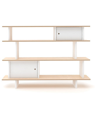 Oeuf Mini Libreria (Bianco/Betulla) Librerie Montessoriane
