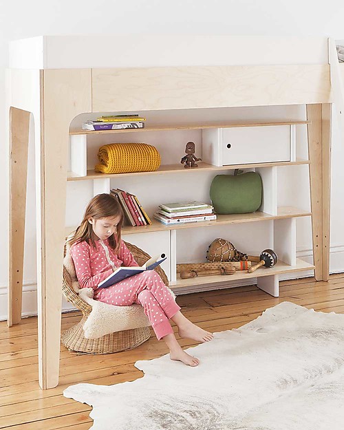Oeuf Mini Libreria (Bianco/Betulla) Librerie Montessoriane