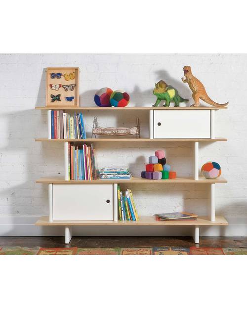Oeuf Mini Libreria (Bianco/Betulla) Librerie Montessoriane