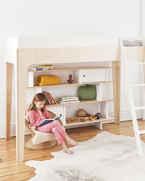 Oeuf Perch Loft, Letto Singolo a Soppalco - In legno di Betulla Letti a Castello