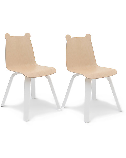 Oeuf Sedie Bimbi Play Orsetto - Set da 2 - Betulla Sedie