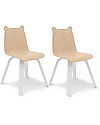 Oeuf Sedie Bimbi Play Orsetto - Set da 2 - Betulla Sedie