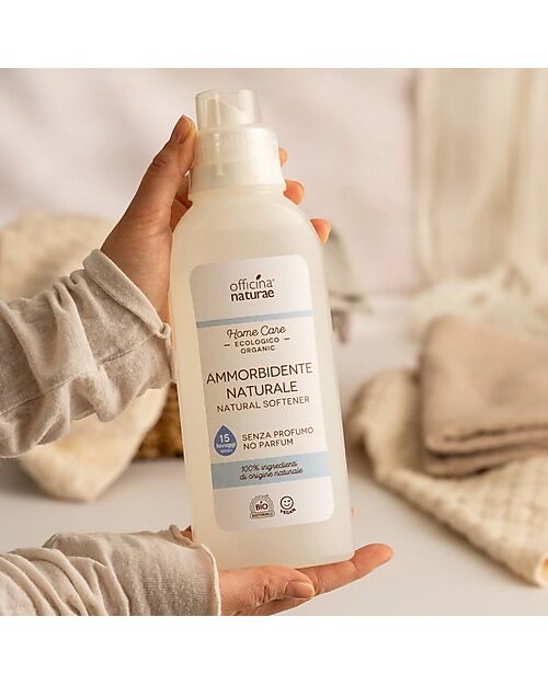 Officina Naturae Ammorbidente Naturale - Senza Profumo - 500ml Detergenti per Bucato