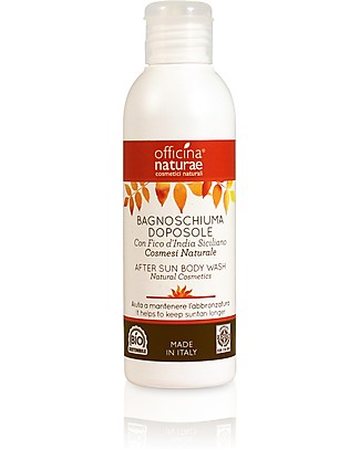Officina Naturae Bagnoschiuma Doposole, Aiuta a Mantenere l'Abbronzatura - 150 ml Bagno Doccia Shampoo
