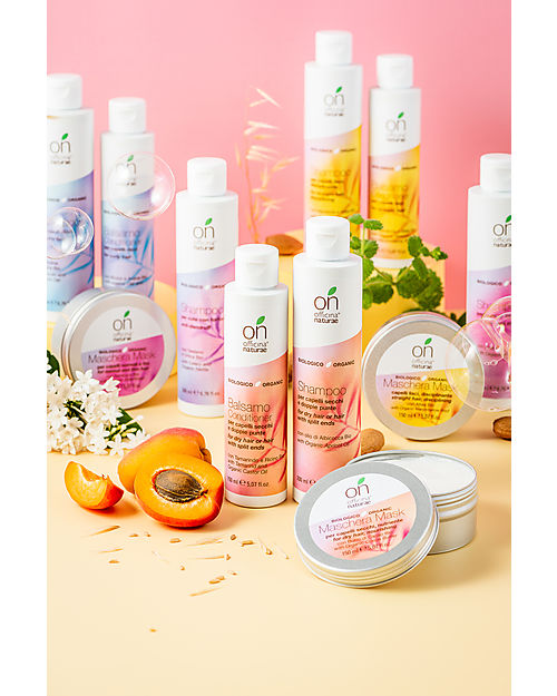 Officina Naturae Balsamo Disciplinante Capelli Lisci - Mandorla e Altea Bio - 150ml - Certificato AIAB Bagno Doccia Shampoo