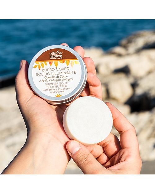 Officina Naturae Burro Corpo Illuminante - 45 ml - Plastic-free! Creme e Olii