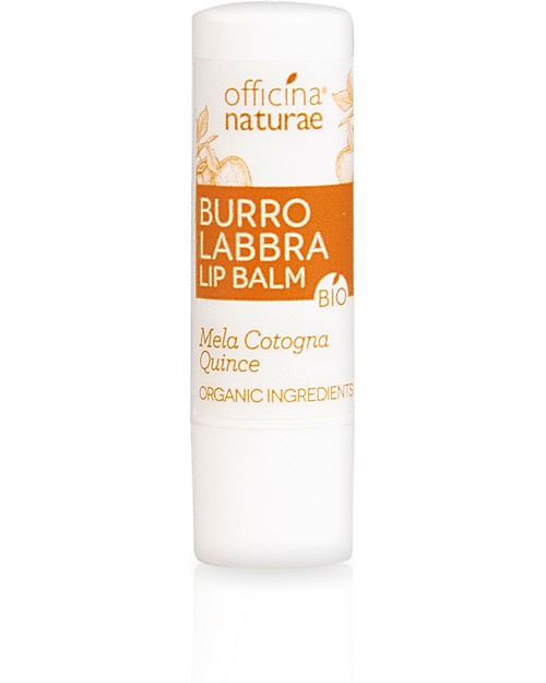 Officina Naturae Burro Labbra Bio, Mela Cotogna - Nutriente Creme Viso