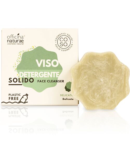Officina Naturae Confezione Regalo CO.SO. - Cura del Corpo - Bagnoschiuma Solido/Detergente Solido Viso/Luffa Creme Viso