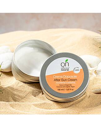 Officina Naturae Crema Doposole onSun - 150ml - Cocco e Argan - Vasetto di Alluminio Solari