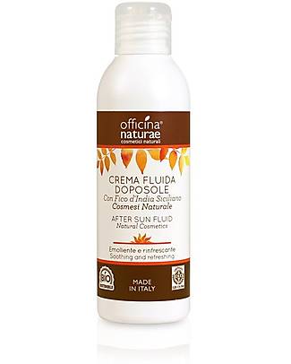 Officina Naturae Crema Fluida Doposole - Emolliente e Idratante - Ecoflacone - 150 ml Solari