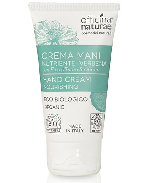 Officina Naturae Crema Mani Nutriente Verbena - 50 ml - Pelli Ruvide Creme e Olii
