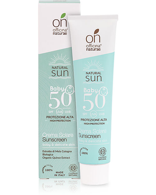Officina Naturae Crema Solare Fluida Baby SPF 50 - 75 ml Solari