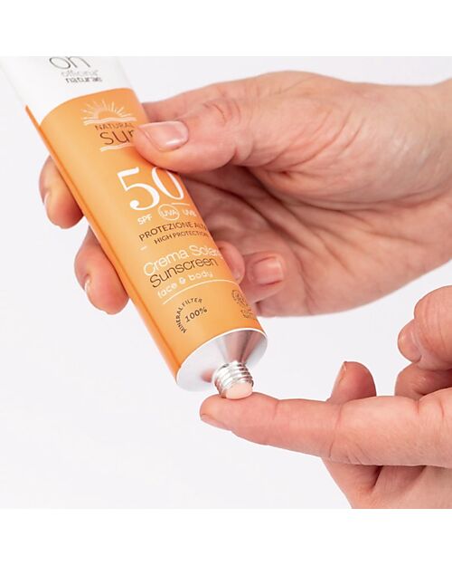 Officina Naturae Crema Solare Fluida Viso e Corpo SPF 50 - 75 ml Solari
