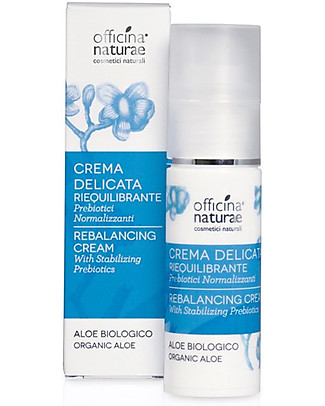 Officina Naturae Crema Viso Delicata Riequilibrante - 30 ml - per Acne o Desquamazione Creme Viso