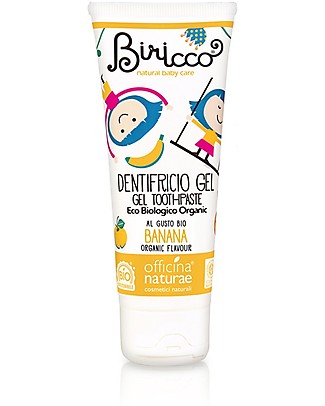 Officina Naturae Dentifricio Gel Bio - Banana - 75 ml Dentifricio e Spazzolini
