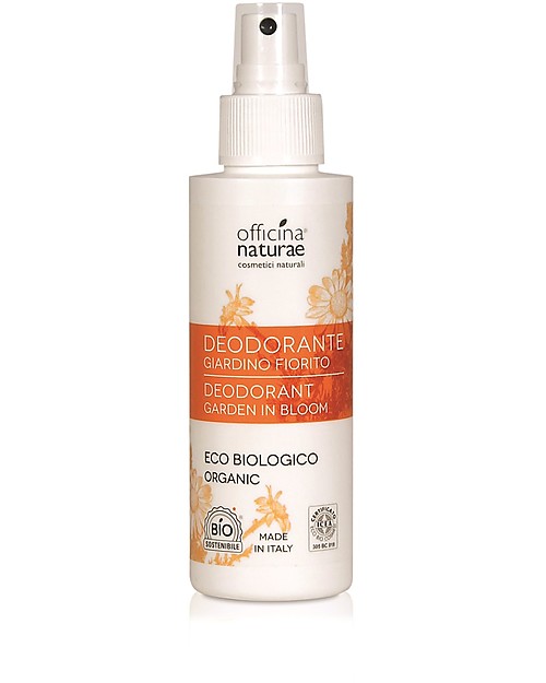 Officina Naturae Deodorante Spray Eco Biologico, Giardino Fiorito - 100 ml Deodoranti