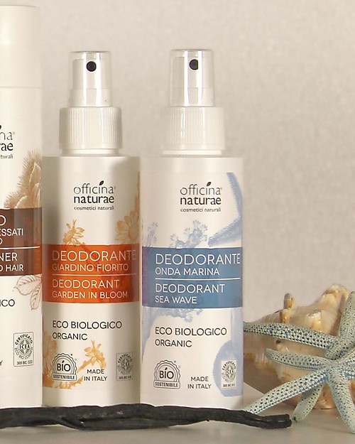 Officina Naturae Deodorante Spray Eco Biologico, Giardino Fiorito - 100 ml Deodoranti