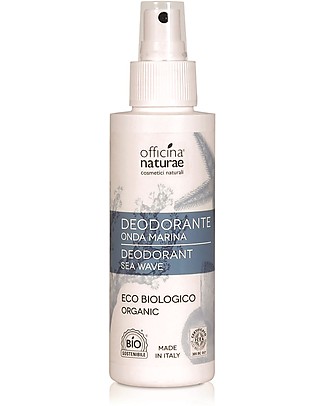Officina Naturae Deodorante Spray Eco Biologico, Onda Marina - 100 ml Deodoranti