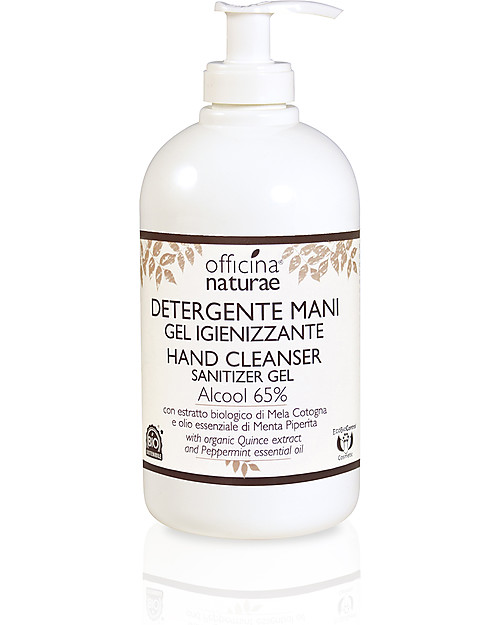 Officina Naturae Detergente Mani Gel Igienizzante - 500 ml - alla Menta Piperita Igienizzanti Mani_
