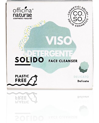 Officina Naturae Detergente Solido Viso Delicato al Marrubio e Meliloto, 50 gr .- Senza plastica! Viso