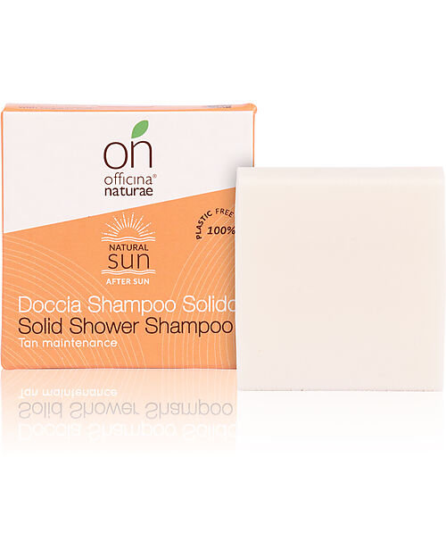 Officina Naturae Doccia Shampoo Solido Doposole - 50 gr - Estratto di Avena Bagno Doccia Shampoo