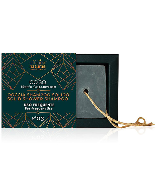 Officina Naturae Doccia Shampoo Solido per Uso Frequente, 50 gr - Senza Plastica! Creme e Olii