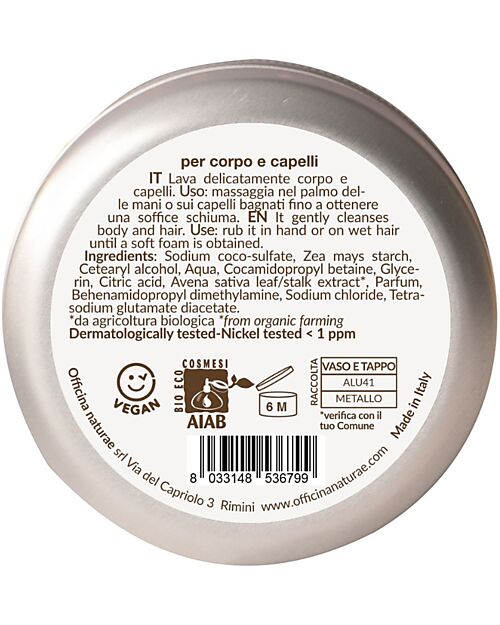 Officina Naturae Kit onYOU - Burro Corpo e Doccia Shampoo - Edizione Limitata - Plastic Free Bagno Doccia Shampoo