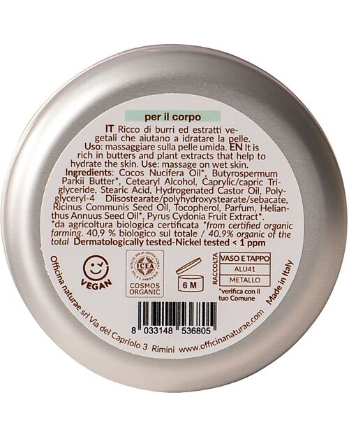 Officina Naturae Kit onYOU - Burro Corpo e Doccia Shampoo - Edizione Limitata - Plastic Free Bagno Doccia Shampoo