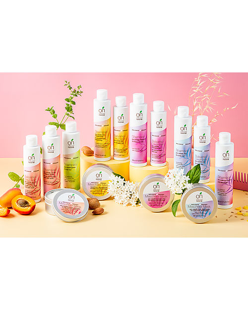 Officina Naturae Maschera Capelli Normali e Fini - Sambuco e Viola Bio - 150ml - Certificato AIAB Cura dei Capelli