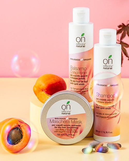 Officina Naturae Maschera Nutriente Capelli Secchi - Burro di Cacao Olio di Cocco Bio - 150ml - Certificato AIAB Cura dei Capelli