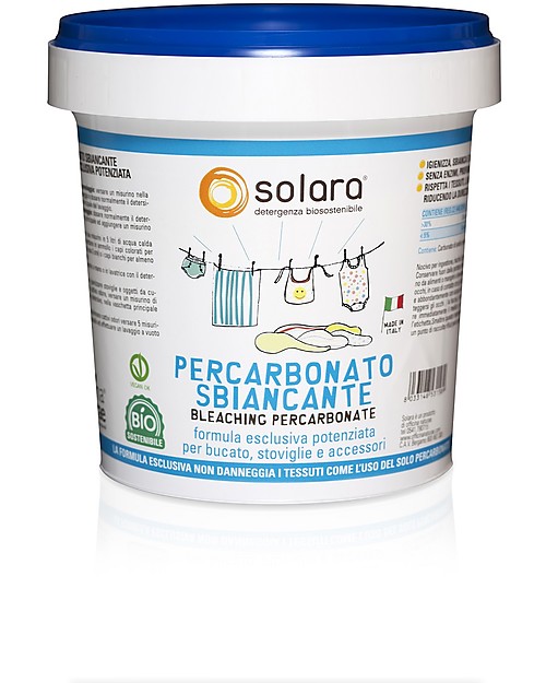 Officina Naturae Percarbonato Sbiancante per Bucato, Stoviglie e Accessori, 1 kg - Formula esclusiva potenziata Detergenti per Bucato