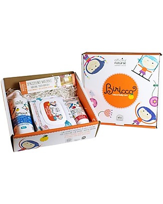 Officina Naturae Set Regalo Baby Ciliegia 6m - Comprende 4 fantastici prodotti per l'igiene del bambino! Shampoo e Prodotti per il Bagnetto