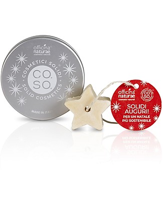 Officina Naturae Set Regalo Co.So. Di Natale - Comprende bagnoschiuma e barattolo porta cosmesi solida Set regalo